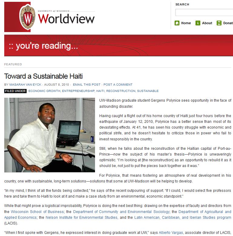 Worldview article