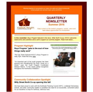 Newsletter image freelance writing madison