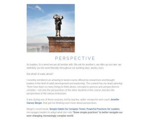 Transitions Coaching Blog image van eyck one