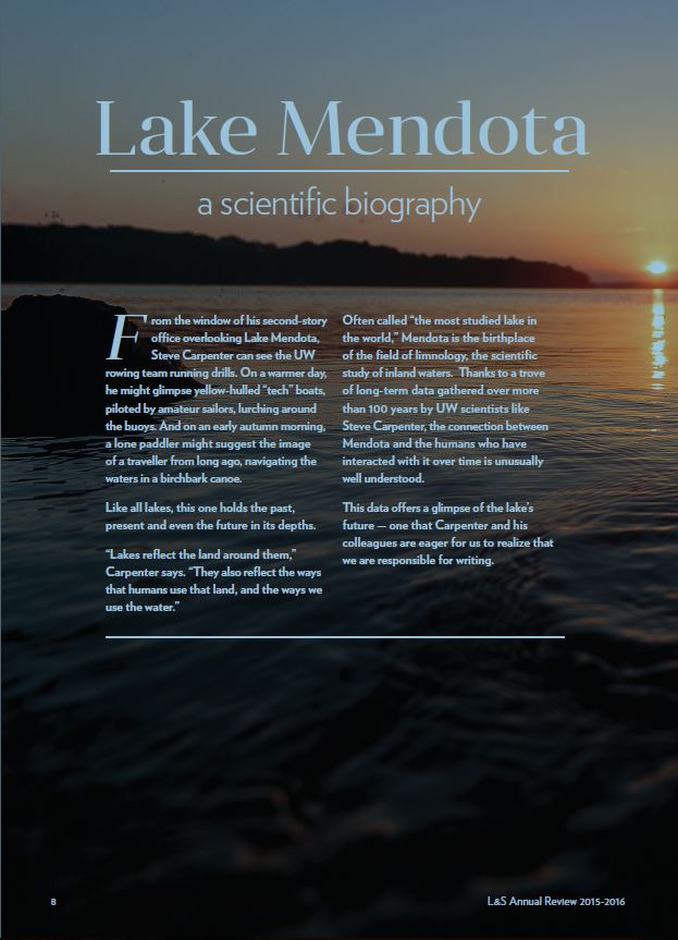 vaneyck writing lake mendota