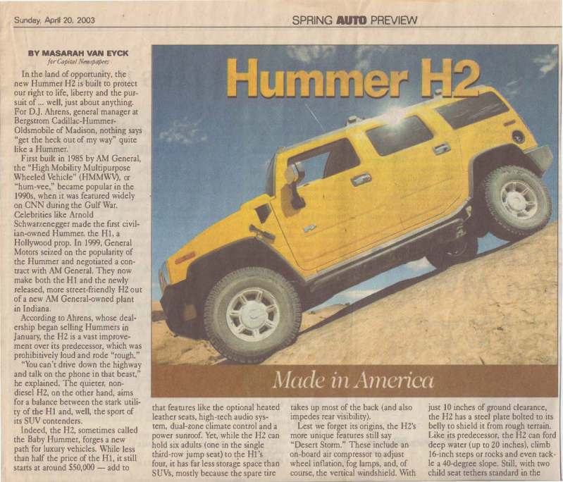 Hummer review Van Eyck