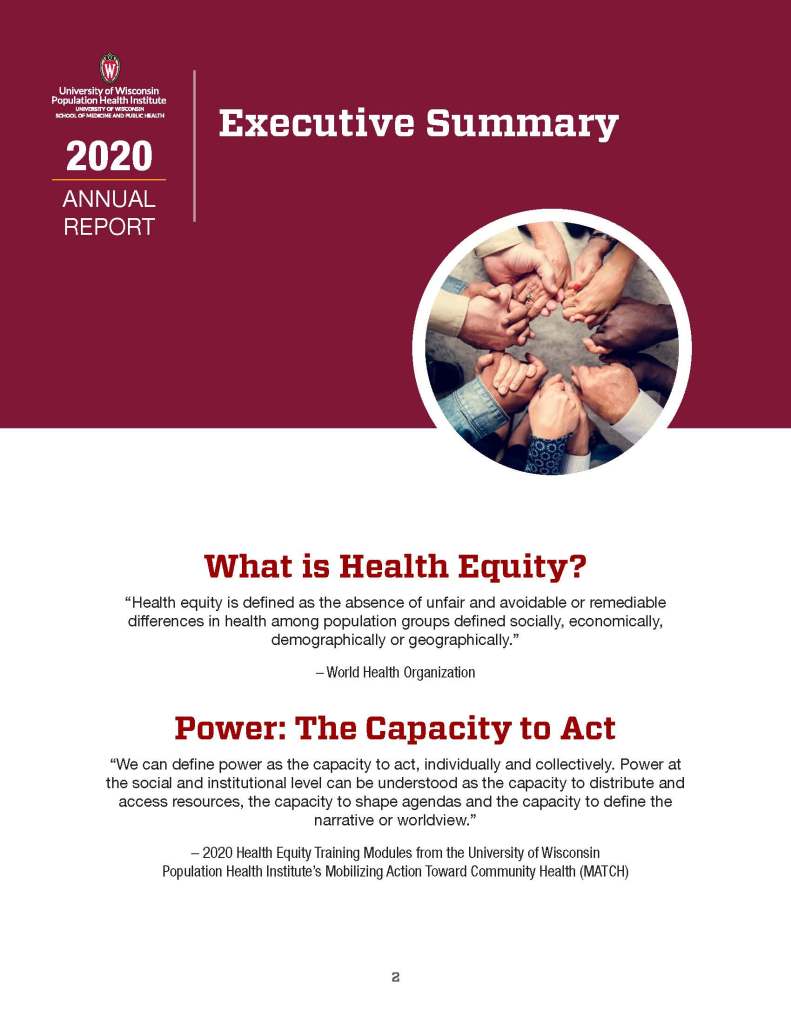 Strong Suit Population Health Annual Report