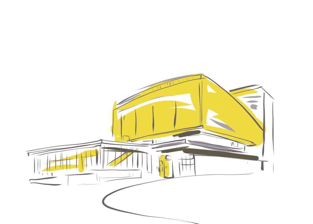 union drive with yellow